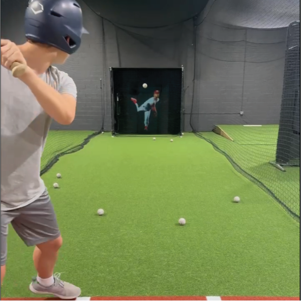 Diamond Lab Hitter's Lab — home plate to mound