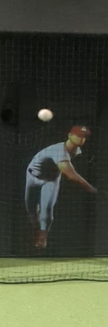 Ball in flight from simulator